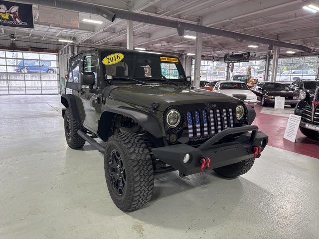 used 2016 Jeep Wrangler car, priced at $21,999