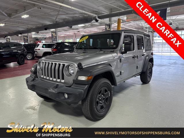 used 2021 Jeep Wrangler Unlimited car, priced at $25,246