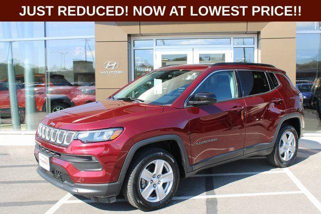 used 2022 Jeep Compass car, priced at $17,500