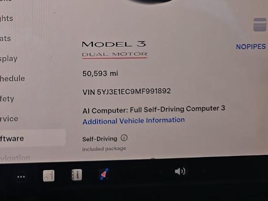 used 2021 Tesla Model 3 car, priced at $27,888