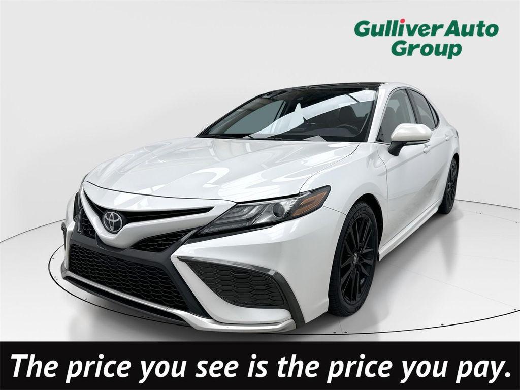 used 2021 Toyota Camry car, priced at $23,128