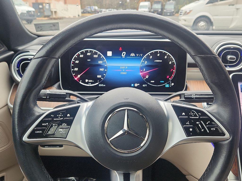 used 2023 Mercedes-Benz C-Class car, priced at $33,800