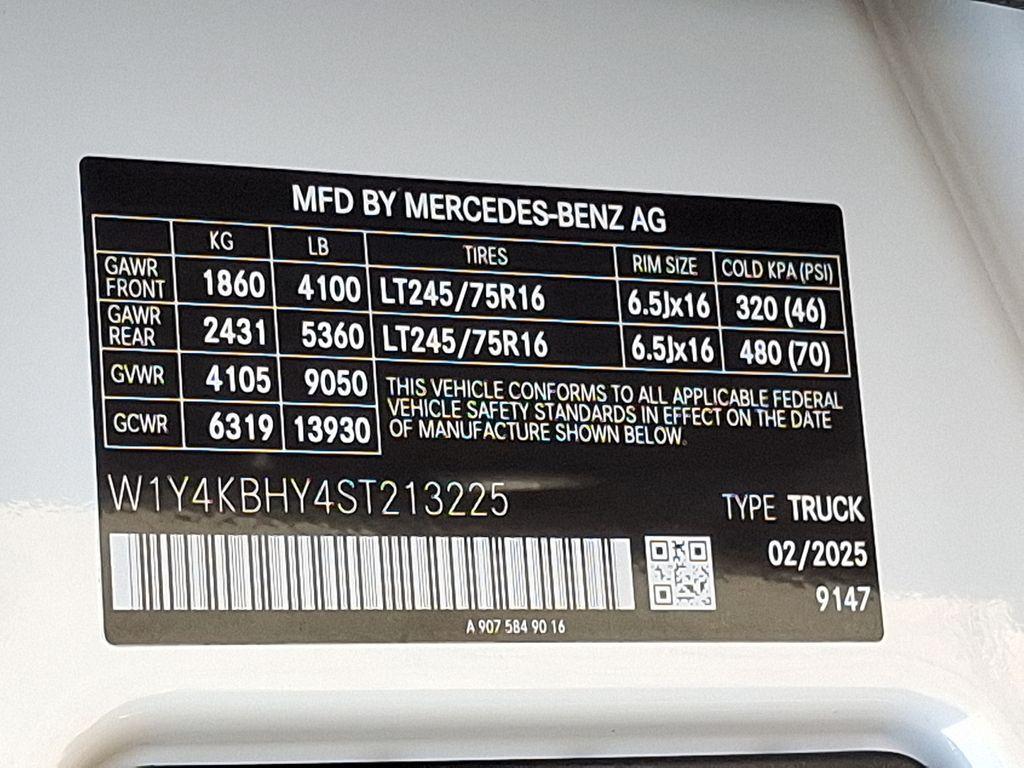 new 2025 Mercedes-Benz Sprinter 2500 car, priced at $61,685