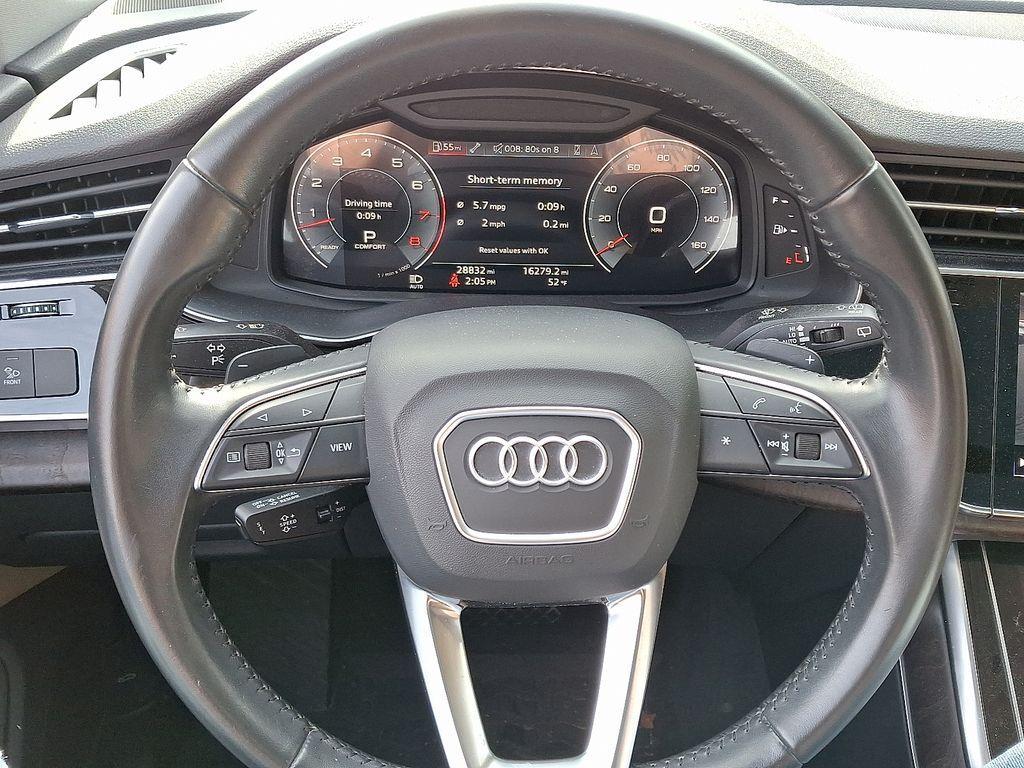 used 2020 Audi Q8 car, priced at $39,500