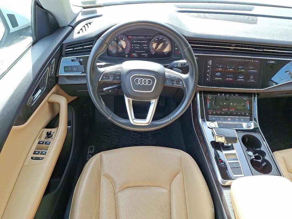used 2020 Audi Q8 car, priced at $39,500