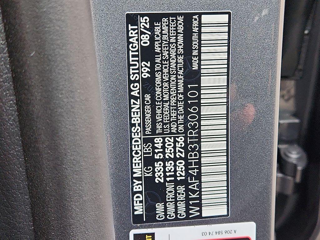 new 2026 Mercedes-Benz C-Class car, priced at $57,085