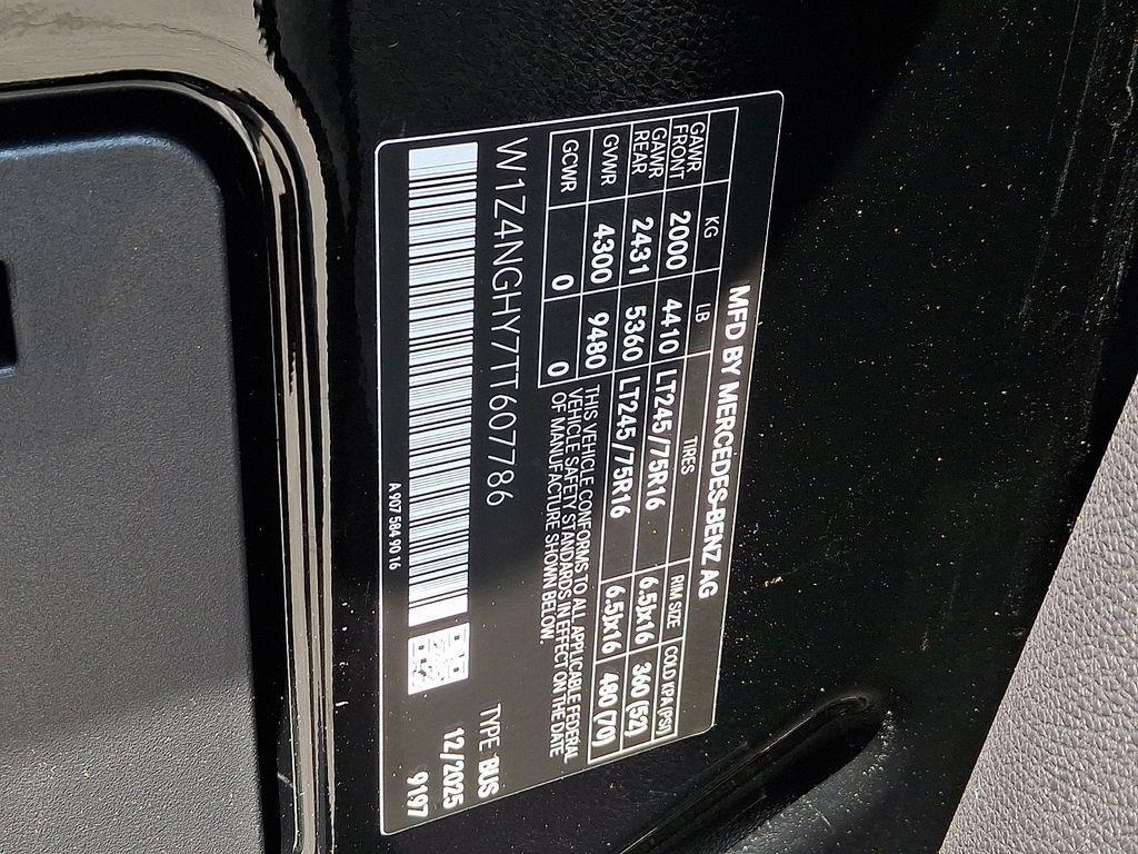 new 2026 Mercedes-Benz Sprinter 2500 car, priced at $82,829