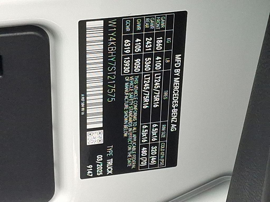 new 2025 Mercedes-Benz Sprinter 2500 car, priced at $61,640