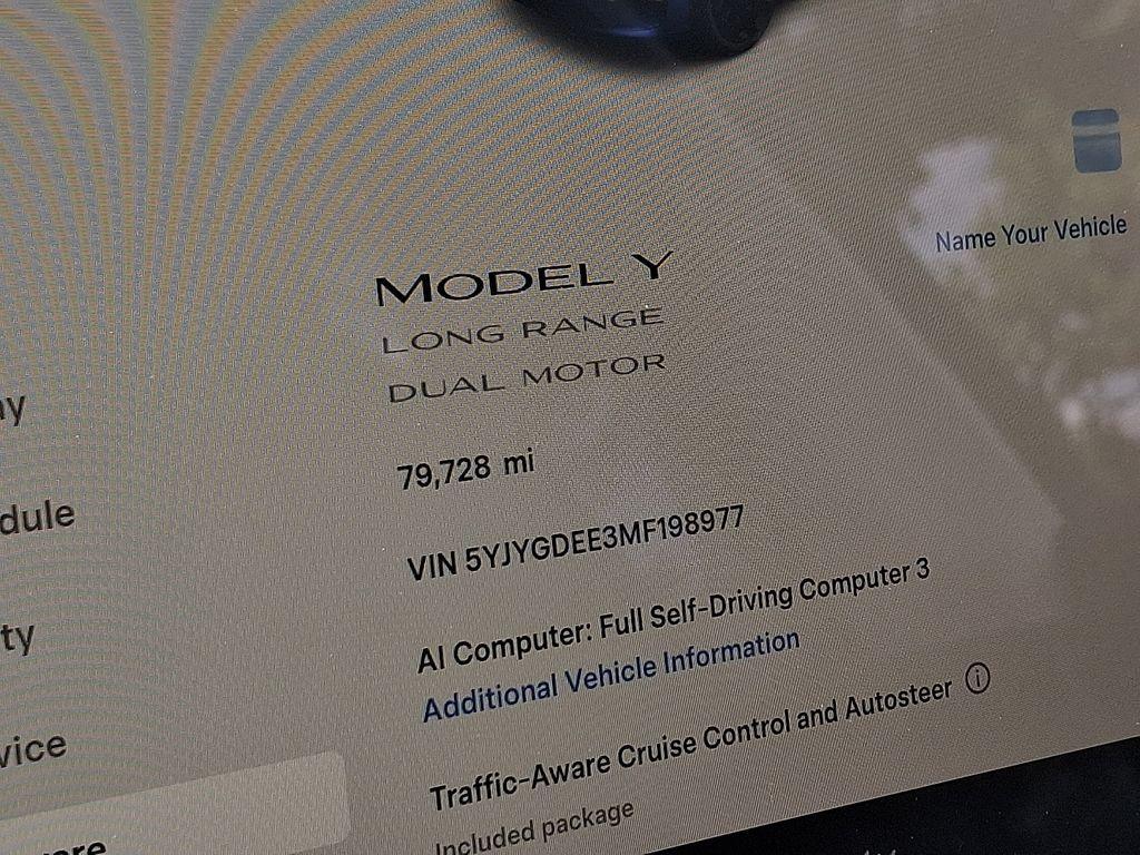 used 2021 Tesla Model Y car, priced at $24,692