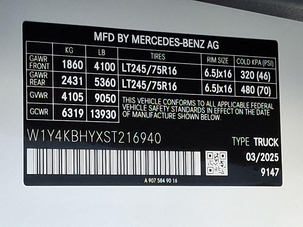 new 2025 Mercedes-Benz Sprinter 2500 car, priced at $61,640