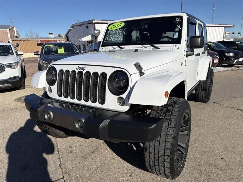 used 2015 Jeep Wrangler Unlimited car, priced at $18,995