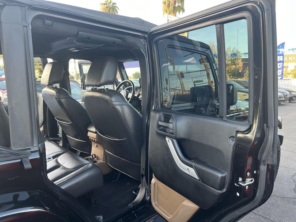 used 2014 Jeep Wrangler Unlimited car, priced at $13,995