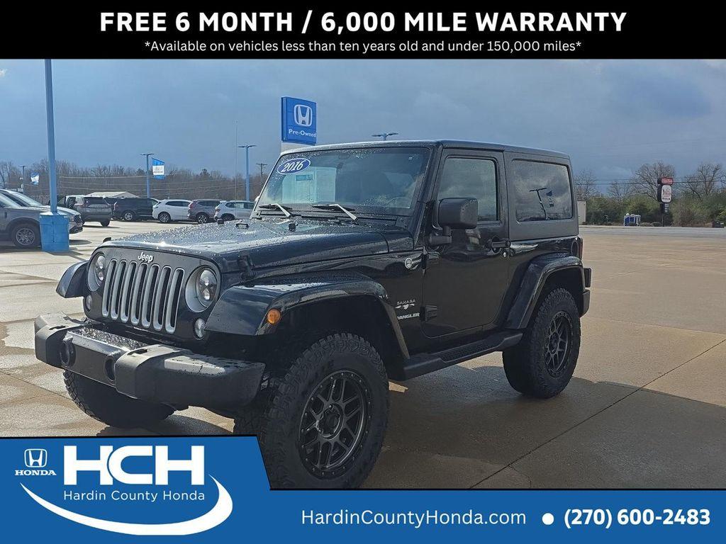 used 2016 Jeep Wrangler car, priced at $18,900