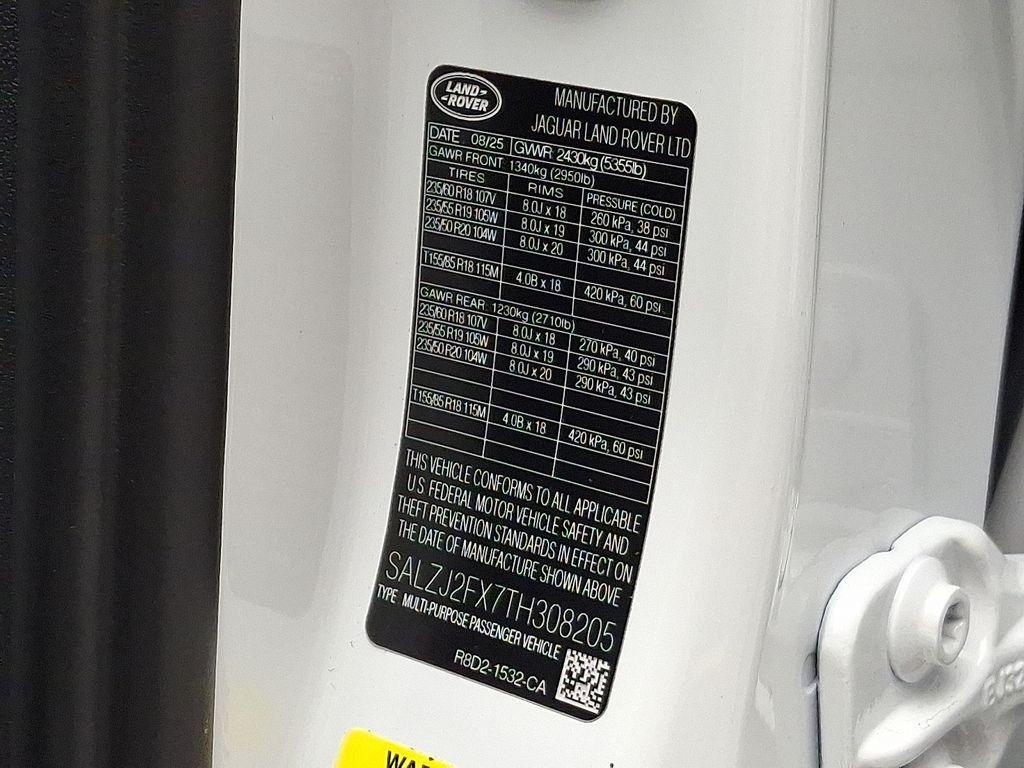 new 2026 Land Rover Range Rover Evoque car, priced at $54,495