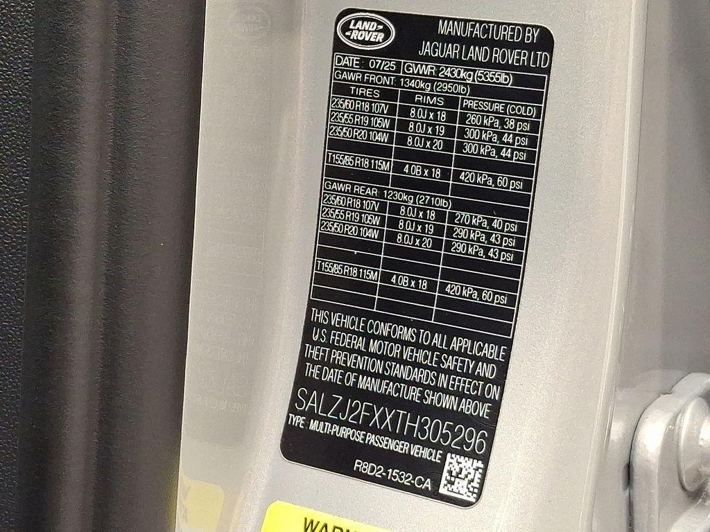 new 2026 Land Rover Range Rover Evoque car, priced at $57,090