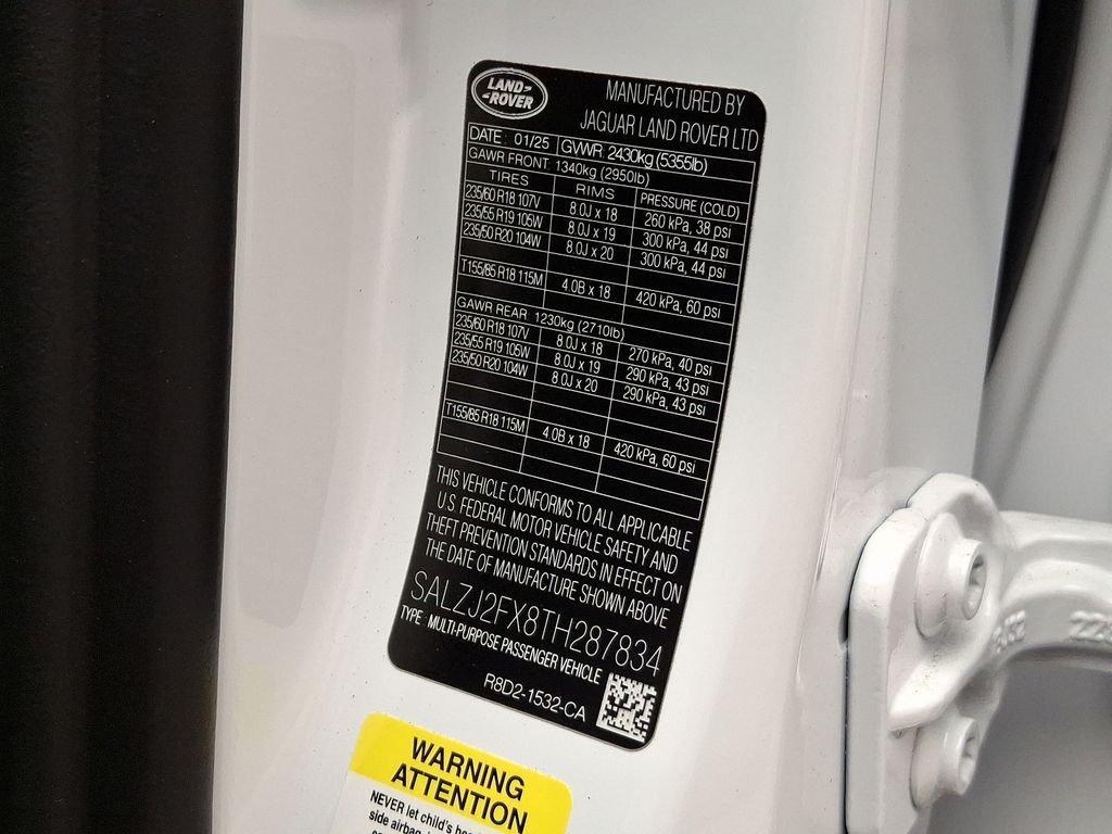 new 2026 Land Rover Range Rover Evoque car, priced at $56,845