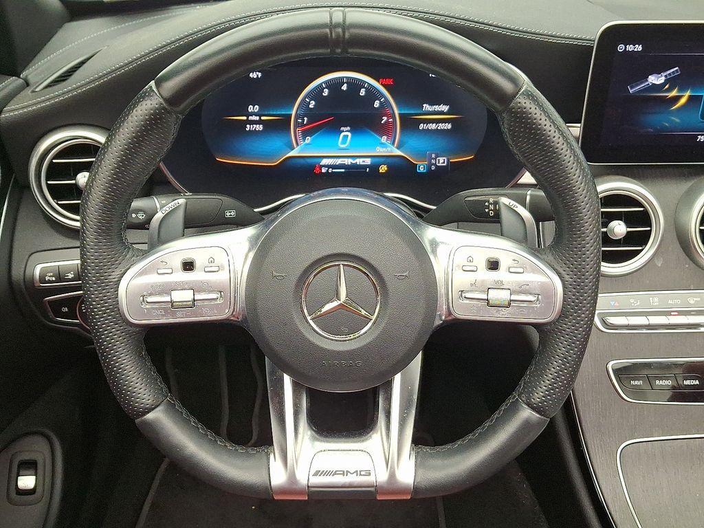 used 2021 Mercedes-Benz AMG C 43 car, priced at $42,997