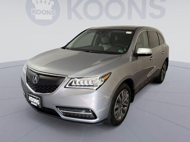 used 2016 Acura MDX car, priced at $18,000