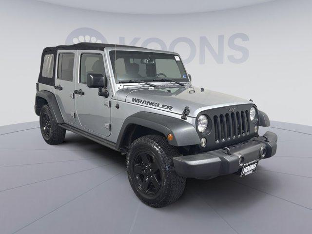 used 2016 Jeep Wrangler Unlimited car, priced at $14,000