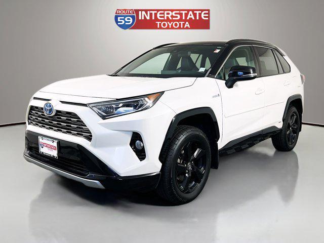 used 2021 Toyota RAV4 Hybrid car, priced at $27,744
