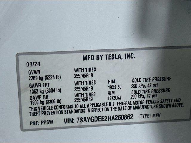 used 2024 Tesla Model Y car, priced at $34,497