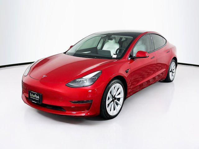 used 2022 Tesla Model 3 car, priced at $25,487