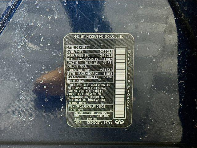 used 2020 INFINITI QX50 car, priced at $19,987