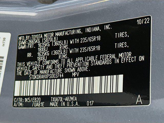 used 2023 Toyota Highlander car, priced at $32,796