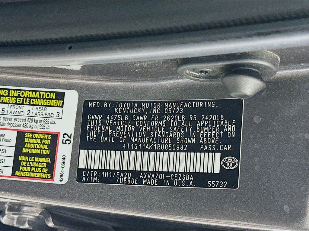 used 2024 Toyota Camry car, priced at $26,721