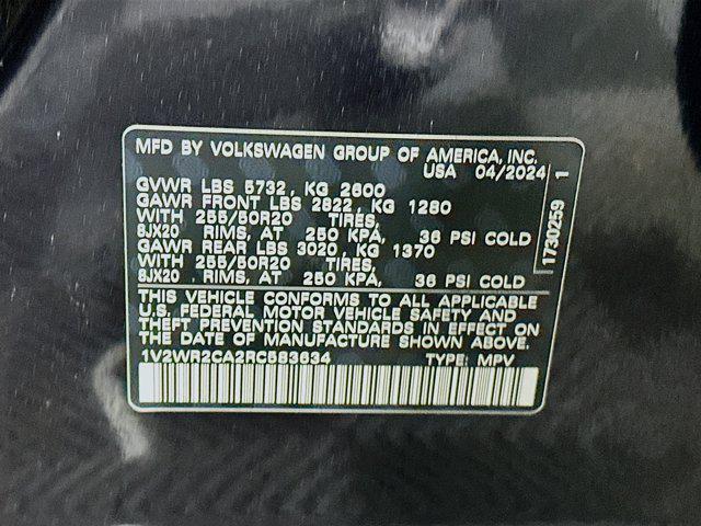 used 2024 Volkswagen Atlas car, priced at $26,496