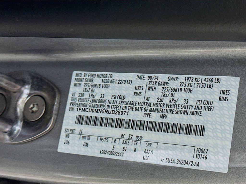 used 2024 Ford Escape car, priced at $19,721