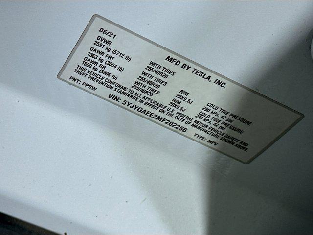 used 2021 Tesla Model Y car, priced at $20,996