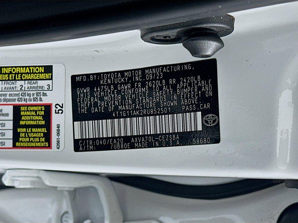 used 2024 Toyota Camry car, priced at $26,712