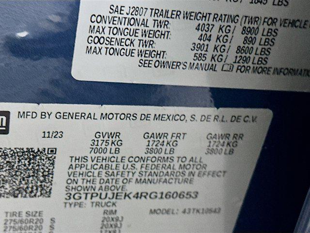 used 2024 GMC Sierra 1500 car, priced at $39,487