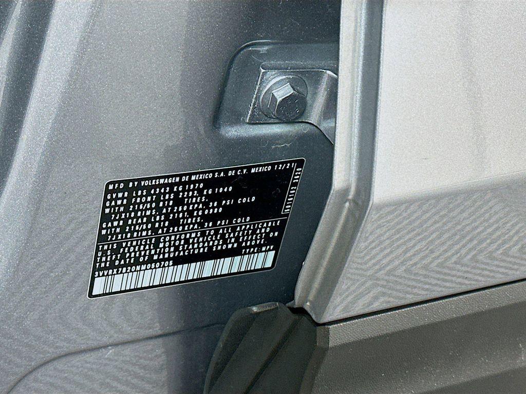 used 2022 Volkswagen Taos car, priced at $18,122