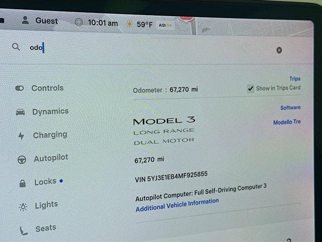 used 2021 Tesla Model 3 car, priced at $20,787