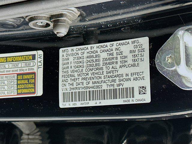 used 2022 Honda CR-V car, priced at $20,722