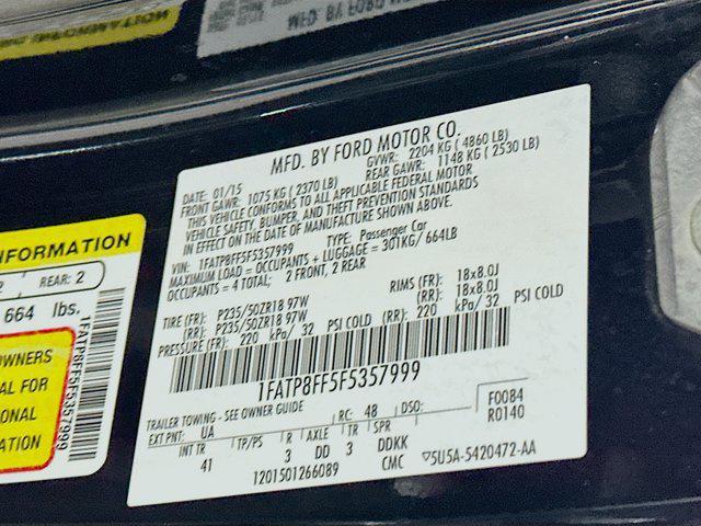 used 2015 Ford Mustang car, priced at $22,987