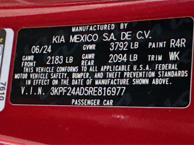 used 2024 Kia Forte car, priced at $15,487