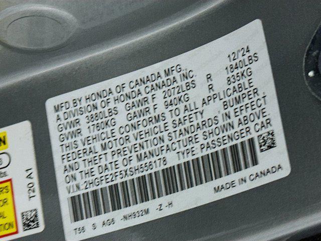 used 2025 Honda Civic car, priced at $23,496