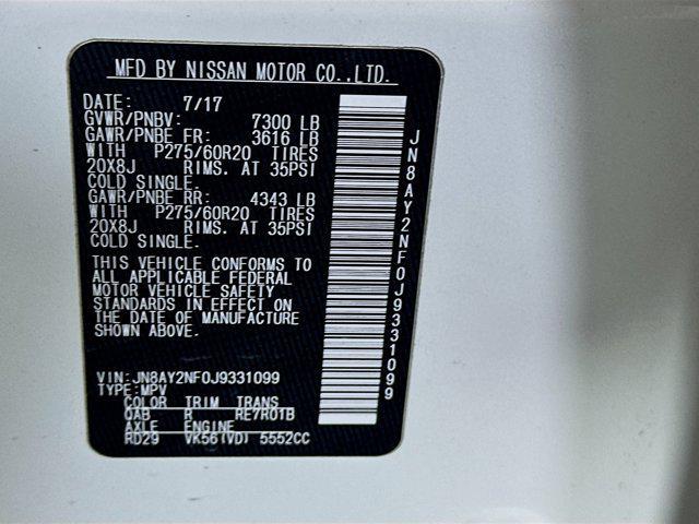 used 2018 Nissan Armada car, priced at $16,996