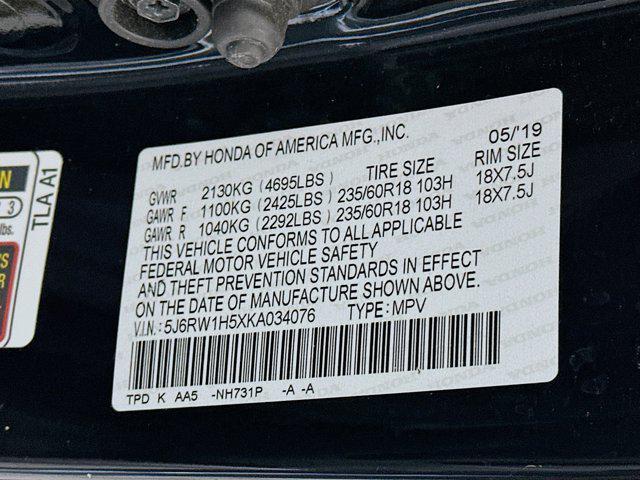 used 2019 Honda CR-V car, priced at $18,487