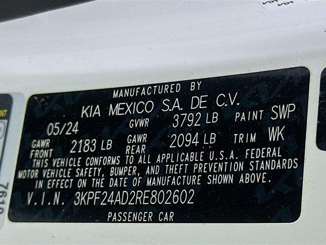 used 2024 Kia Forte car, priced at $15,496