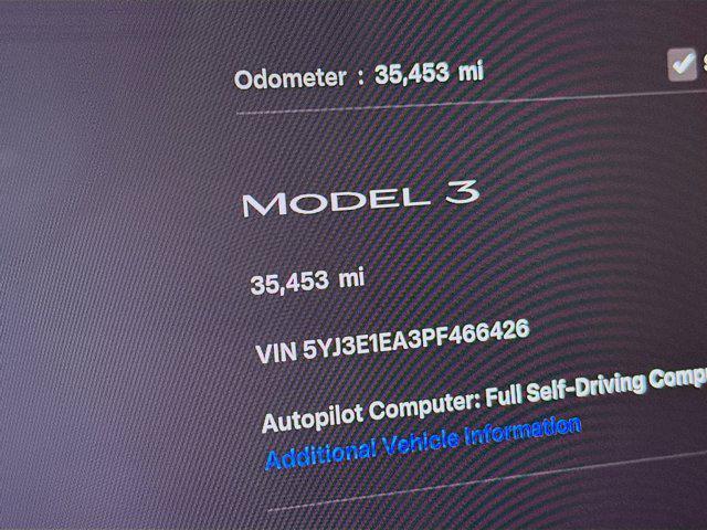 used 2023 Tesla Model 3 car, priced at $24,397