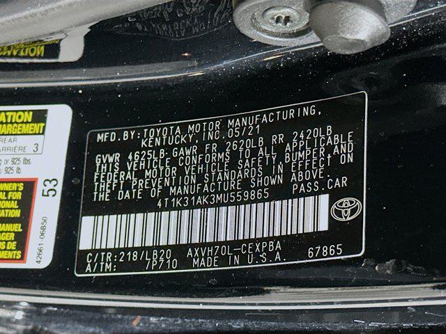 used 2021 Toyota Camry car, priced at $25,737
