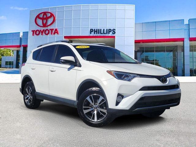 used 2018 Toyota RAV4 car, priced at $17,999
