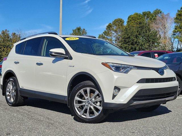 used 2018 Toyota RAV4 Hybrid car, priced at $18,999