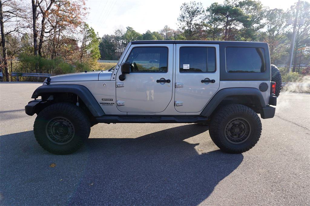 used 2016 Jeep Wrangler Unlimited car, priced at $16,250