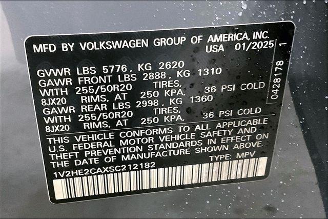 new 2025 Volkswagen Atlas Cross Sport car, priced at $39,999