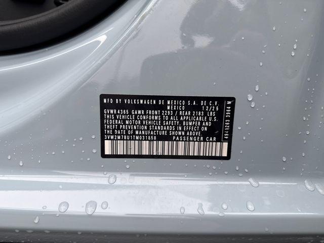 new 2026 Volkswagen Jetta GLI car, priced at $34,391